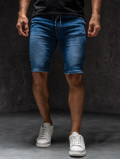 Pantaloncini in denim da uomo blu Bolf TF177A1