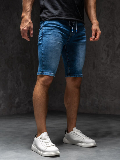 Pantaloncini in denim da uomo blu Bolf TF177A1