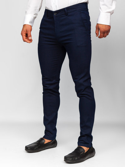 Pantaloni chino da uomo blu Bolf 5000-2