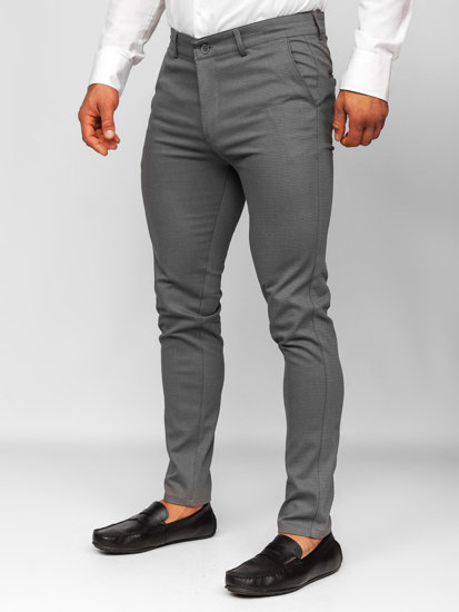 Pantaloni chino da uomo grafite Bolf 5000-1