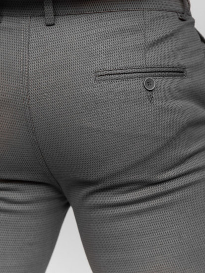 Pantaloni chino da uomo grafite Bolf 5000-1