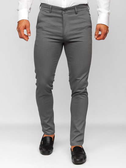 Pantaloni chino da uomo grafite Bolf 5000-1