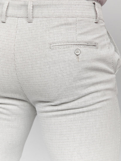 Pantaloni chino da uomo grigi Bolf 5000-1