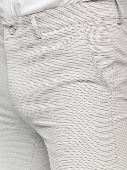 Pantaloni chino da uomo grigi Bolf 5000-1