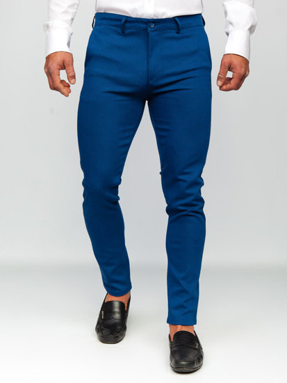 Pantaloni chino da uomo indaco Bolf 5000-3