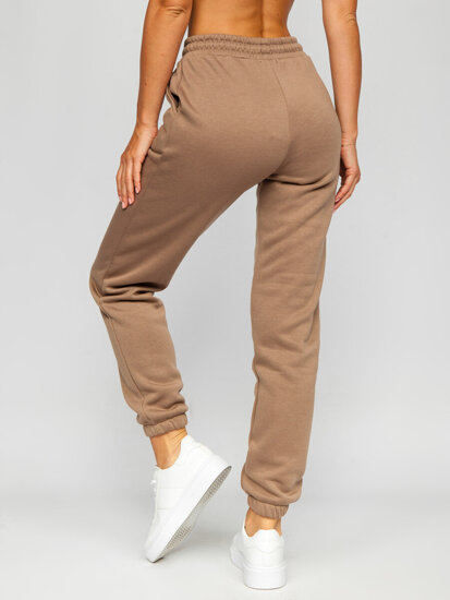 Pantaloni da tuta da donna beige Bolf BL32