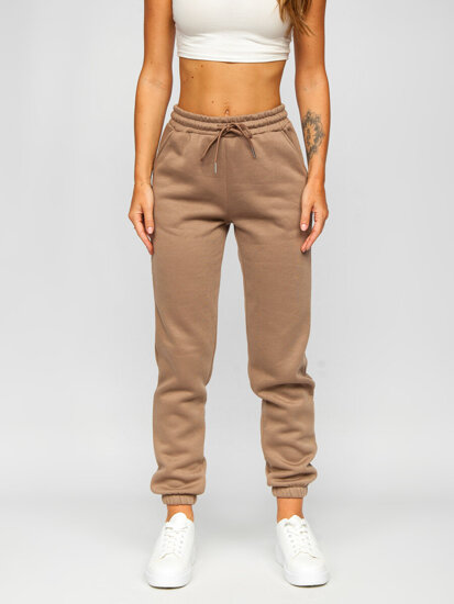 Pantaloni da tuta da donna beige Bolf BL32