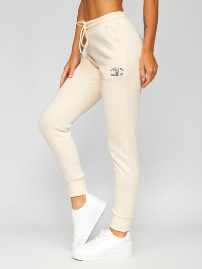 Pantaloni da tuta da donna beige Bolf F23350