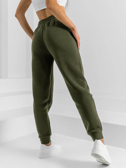 Pantaloni da tuta da donna caqui Bolf HL540