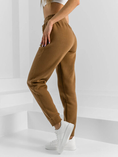 Pantaloni da tuta da donna marrone Bolf HL540