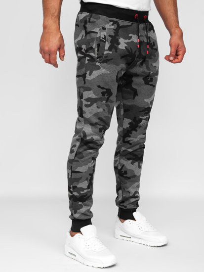 Pantaloni da tuta da uomo mimetico-grafite Bolf KZ15B