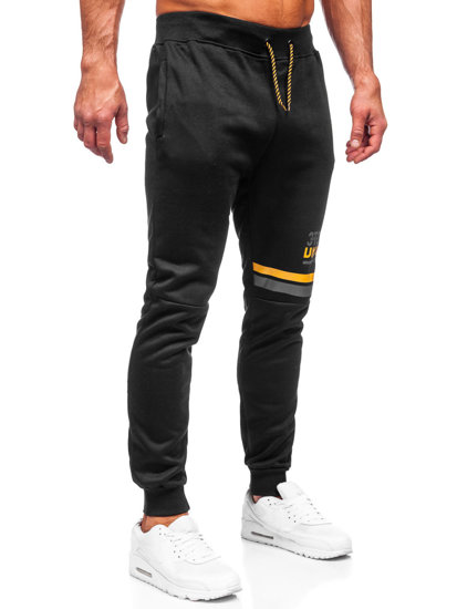 Pantaloni da tuta da uomo neri Bolf AM108