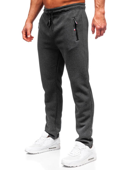 Pantaloni da tuta grandi da uomo antracite Bolf JX6216