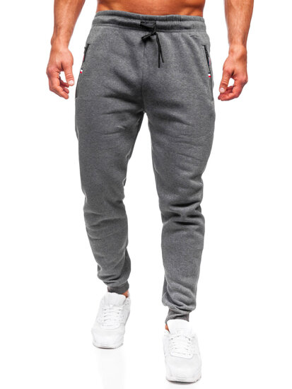 Pantaloni da tuta grandi da uomo grigio Bolf JX6215