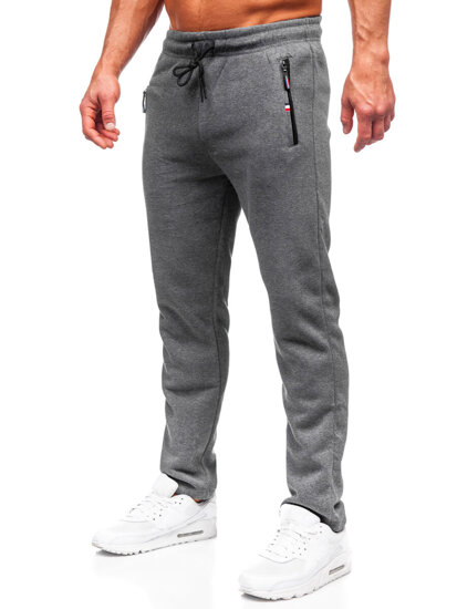 Pantaloni da tuta grandi da uomo grigio Bolf JX6216