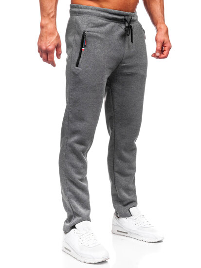 Pantaloni da tuta grandi da uomo grigio Bolf JX6216