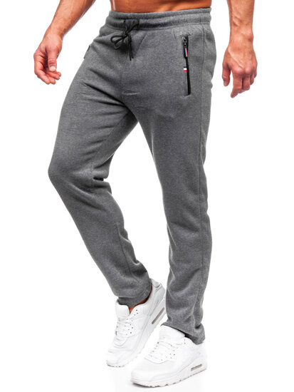 Pantaloni da tuta grandi da uomo grigio Bolf JX6261