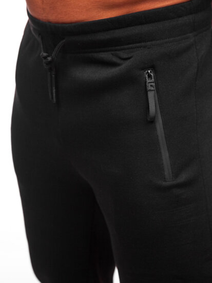 Pantaloni da tuta grandi da uomo nero Bolf JX9826