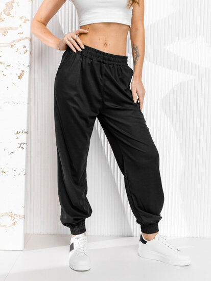 Pantaloni da tuta jogger da donna nero Bolf W7822