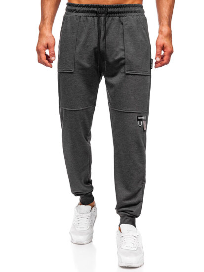 Pantaloni da tuta jogger da uomo antracite Bolf JX6365