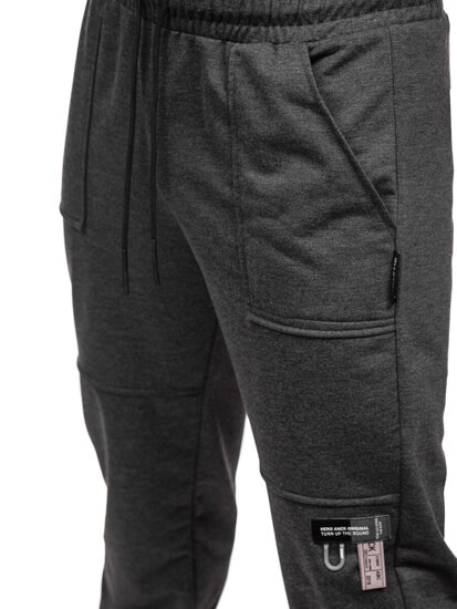 Pantaloni da tuta jogger da uomo antracite Bolf JX6365