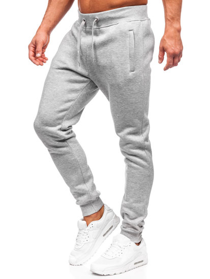 Pantaloni da tuta jogger da uomo grigio Bolf XW06