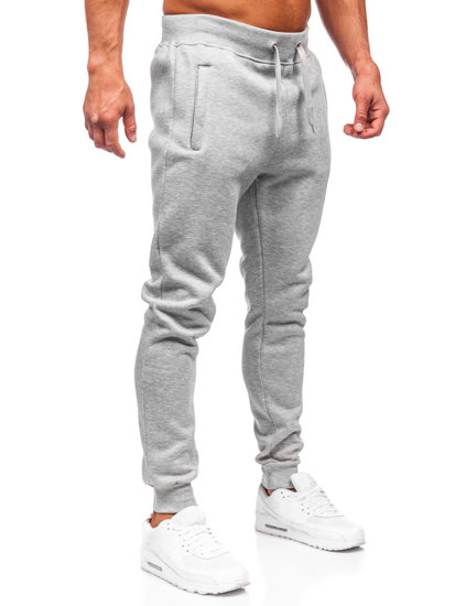 Pantaloni da tuta jogger da uomo grigio Bolf XW06