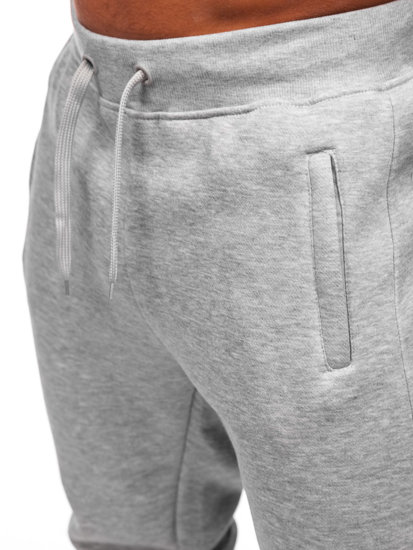 Pantaloni da tuta jogger da uomo grigio Bolf XW06