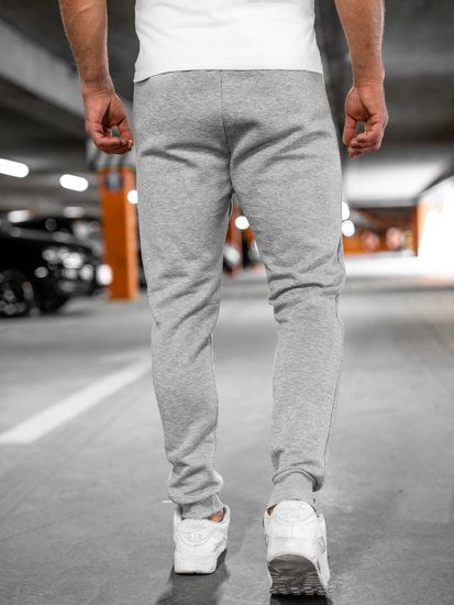 Pantaloni da tuta jogger da uomo grigio Bolf XW06A