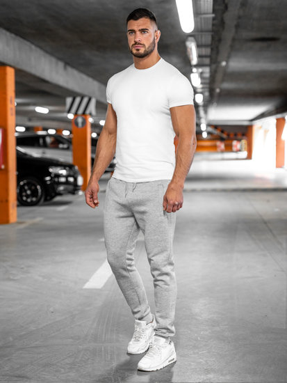 Pantaloni da tuta jogger da uomo grigio Bolf XW06A