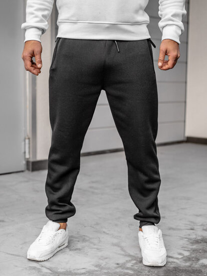 Pantaloni da tuta jogger da uomo nero Bolf JX6205A