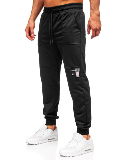 Pantaloni da tuta jogger da uomo nero Bolf JX6365