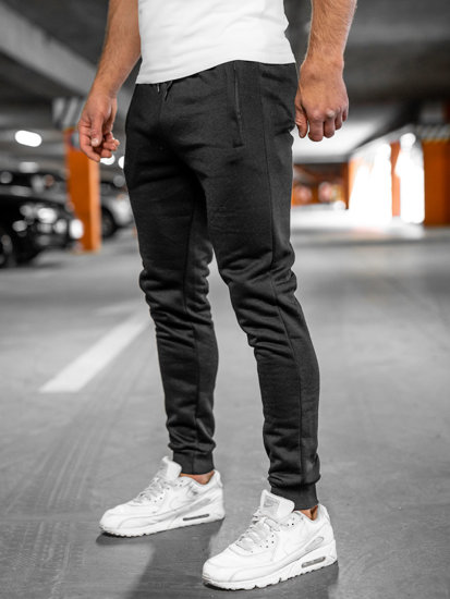 Pantaloni da tuta jogger da uomo nero Bolf XW06A