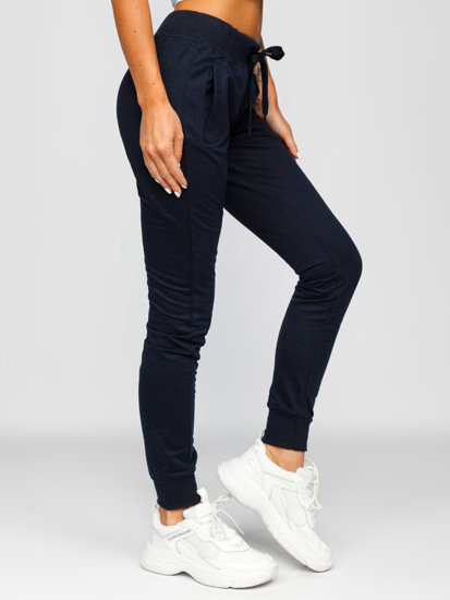 Pantaloni di tuta da donna blu Bolf CK-01