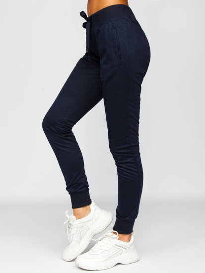 Pantaloni di tuta da donna blu Bolf CK-01