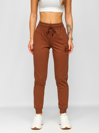 Pantaloni di tuta da donna cioccolato Bolf VE32