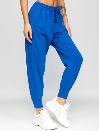 Pantaloni di tuta da donna cobalto Bolf 0011