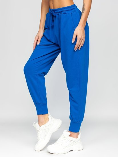 Pantaloni di tuta da donna cobalto Bolf 0011