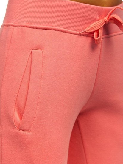 Pantaloni di tuta da donna corallo Bolf CK-01