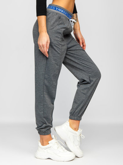 Pantaloni di tuta da donna grafite Bolf YY31NM