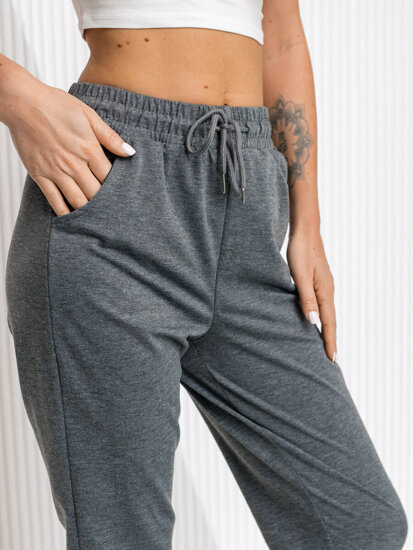 Pantaloni di tuta da donna grigi Bolf YY27NM