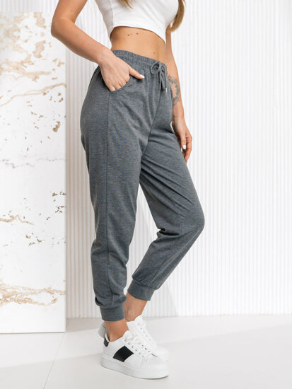 Pantaloni di tuta da donna grigi Bolf YY27NM