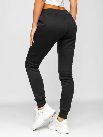 Pantaloni di tuta da donna neri Bolf CK-01