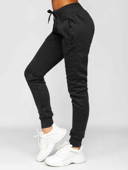 Pantaloni di tuta da donna neri Bolf CK-01