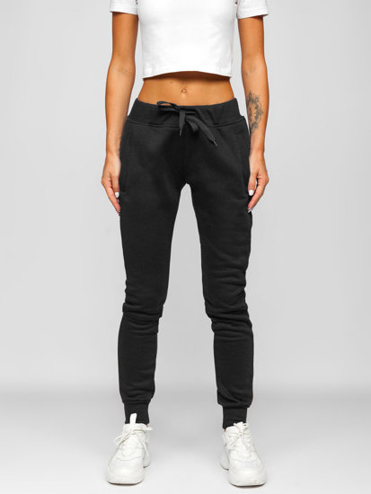 Pantaloni di tuta da donna neri Bolf CK-01