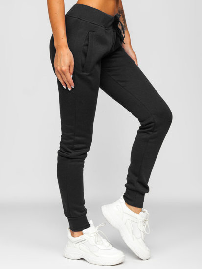 Pantaloni di tuta da donna neri Bolf CK-01