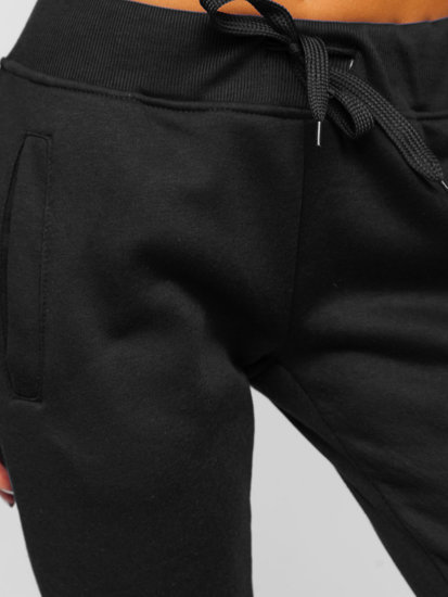 Pantaloni di tuta da donna neri Bolf CK-01