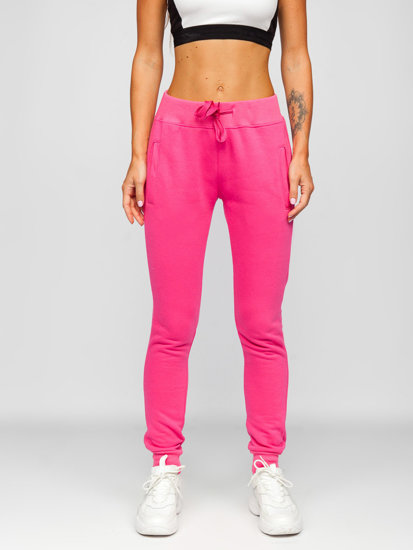 Pantaloni di tuta da donna rosa Bolf CK-01