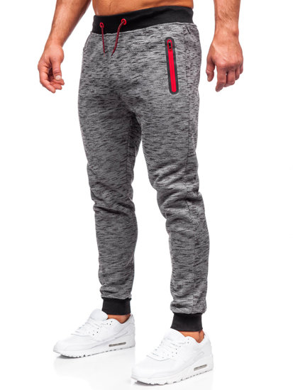 Pantaloni di tuta da uomo grafite Bolf 55037