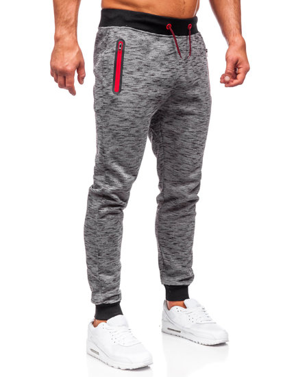 Pantaloni di tuta da uomo grafite Bolf 55037